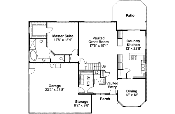 main floor house blueprint
