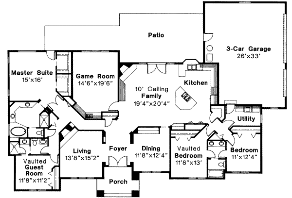 main floor house blueprint