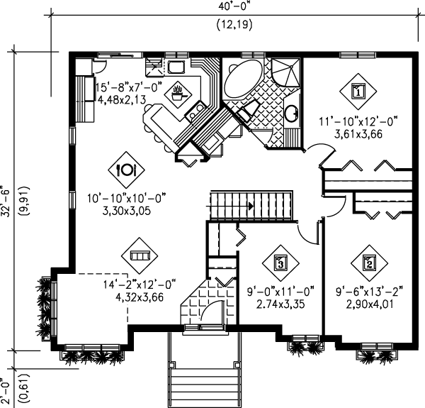 main floor house blueprint
