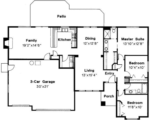 main floor house blueprint