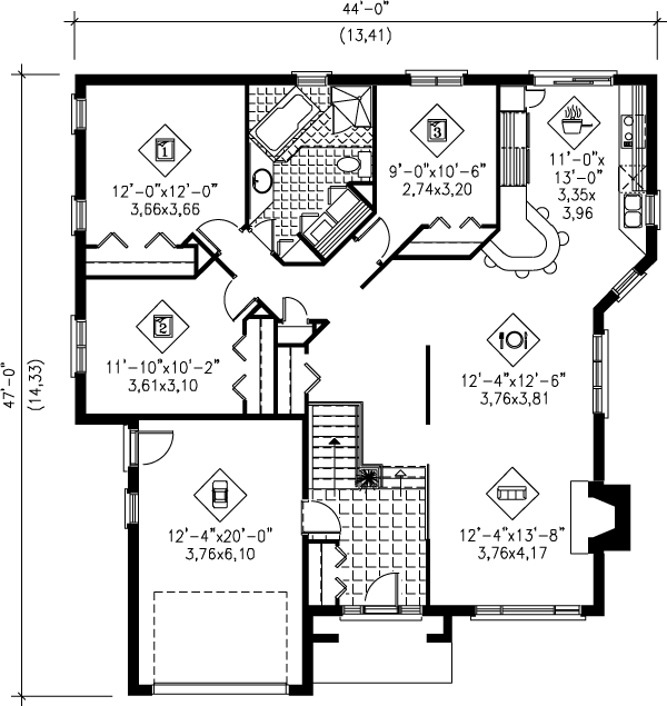 main floor house blueprint