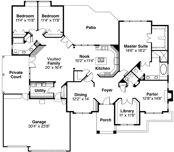 main floor house blueprint