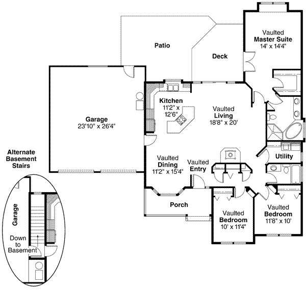 main floor house blueprint