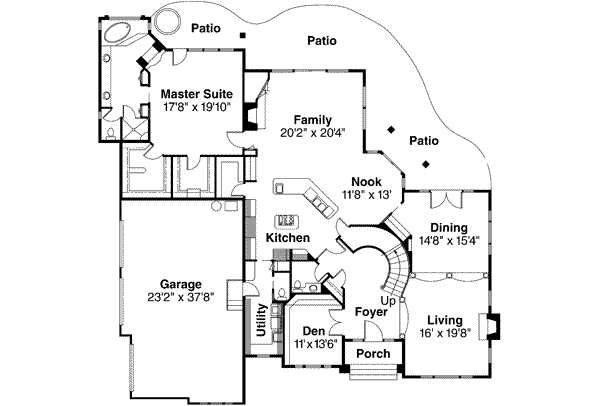 main floor house blueprint
