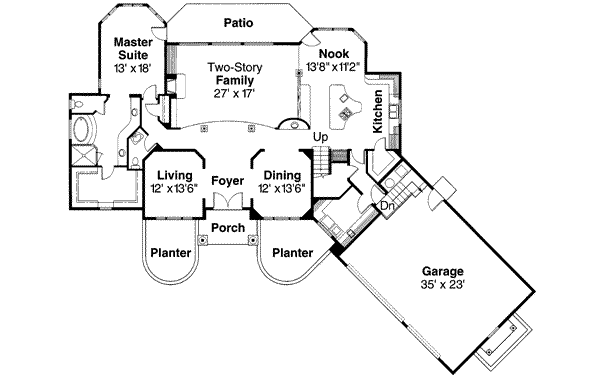 main floor house blueprint
