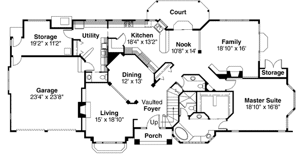 main floor house blueprint