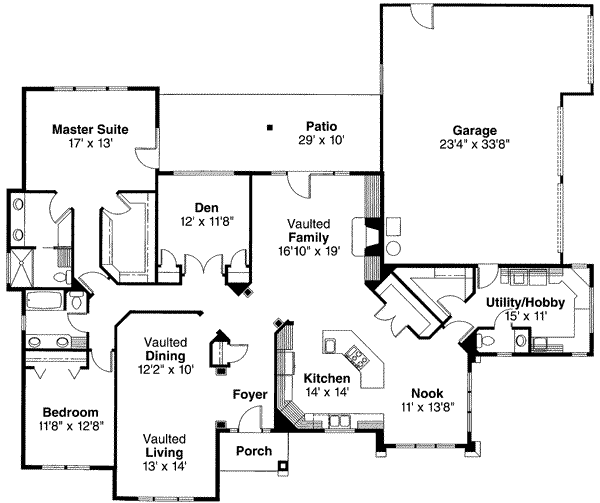 main floor house blueprint