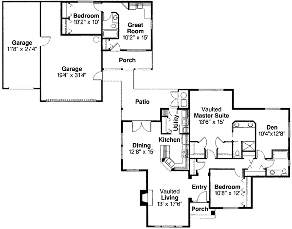 main floor house blueprint