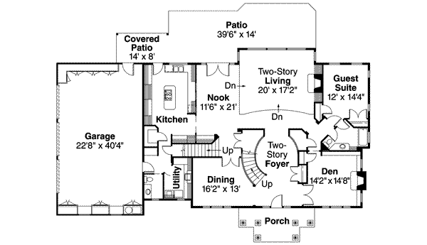 main floor house blueprint