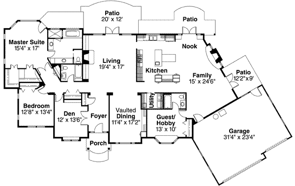 main floor house blueprint