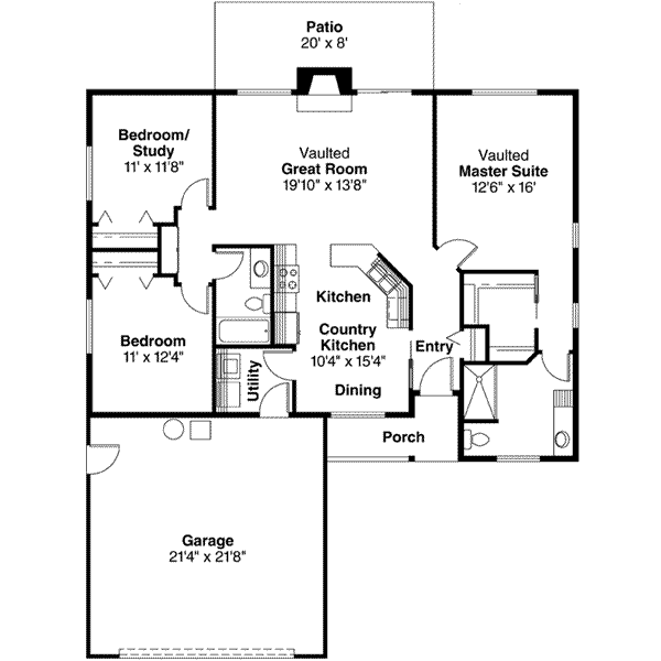 main floor house blueprint
