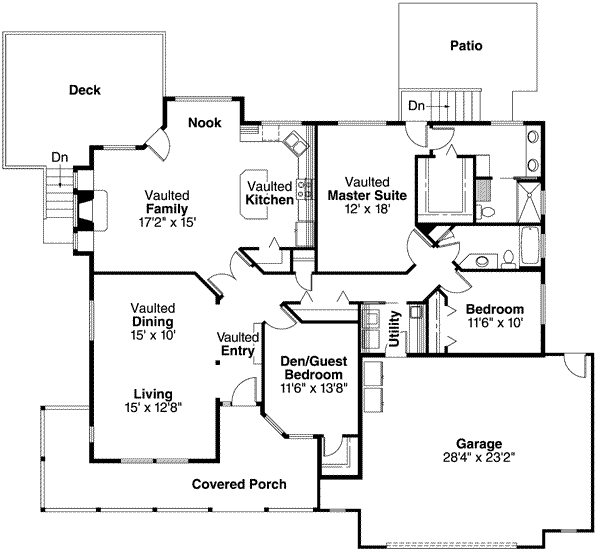 main floor house blueprint