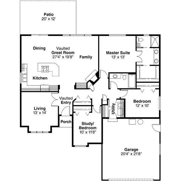 main floor house blueprint