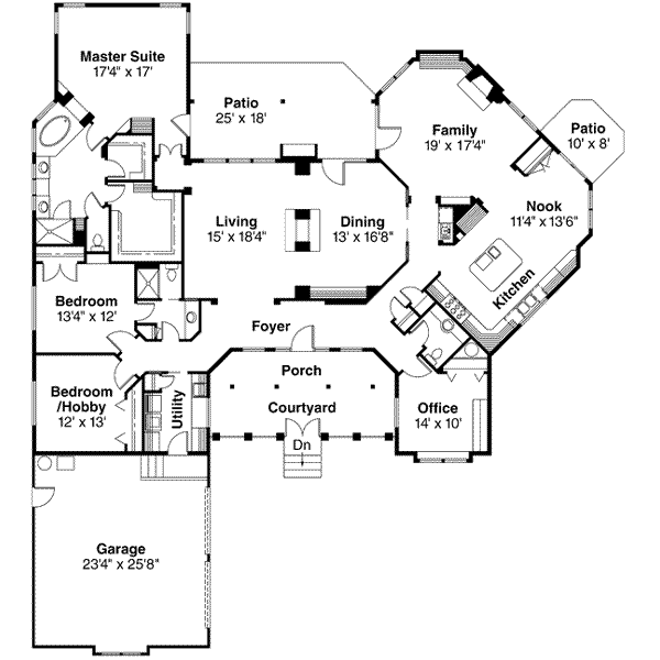 main floor house blueprint