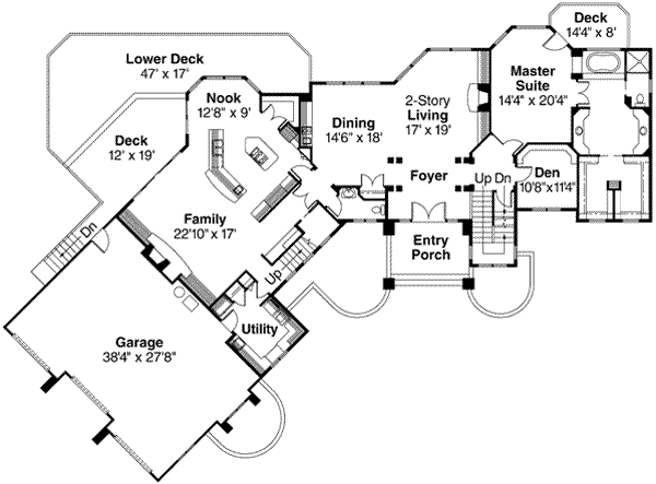 main floor house blueprint