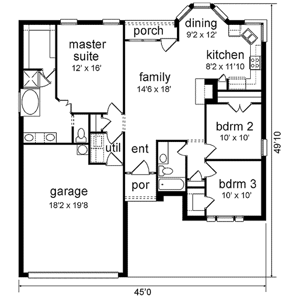 main floor house blueprint
