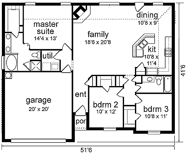 main floor house blueprint
