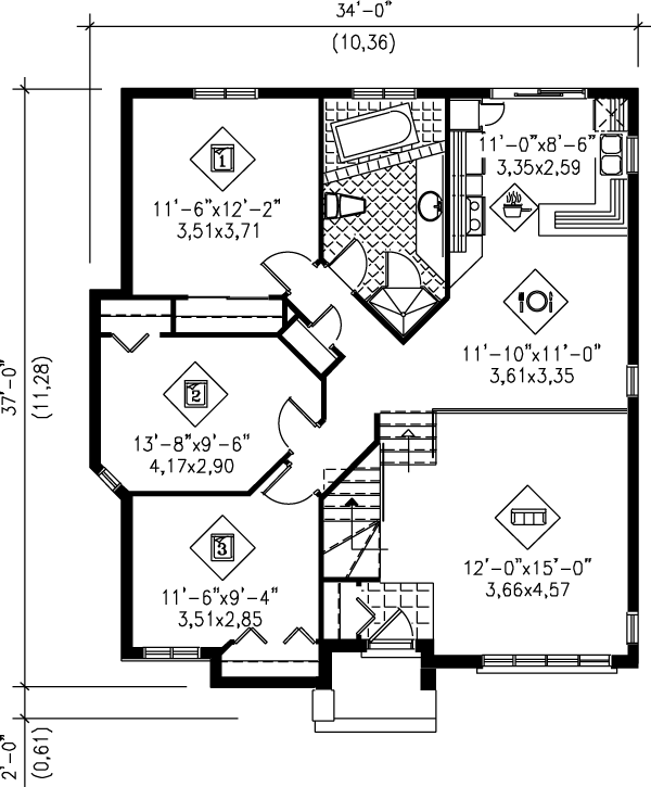 main floor house blueprint