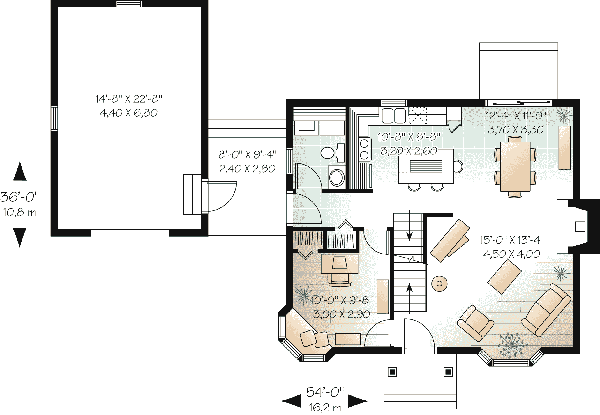 main floor house blueprint