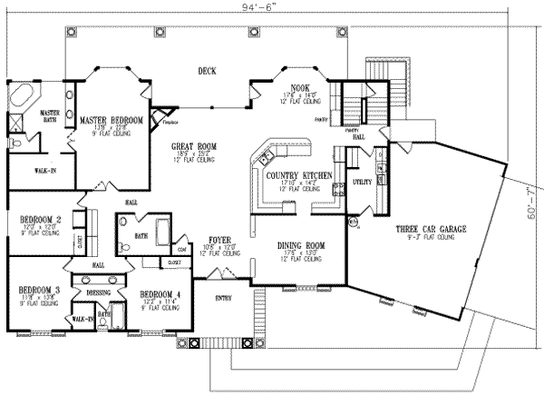 main floor house blueprint