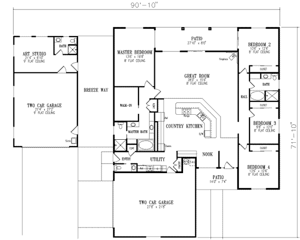 main floor house blueprint
