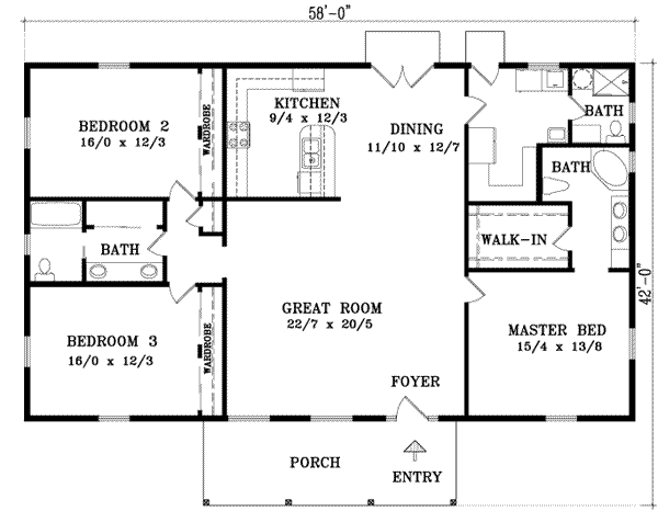 main floor house blueprint