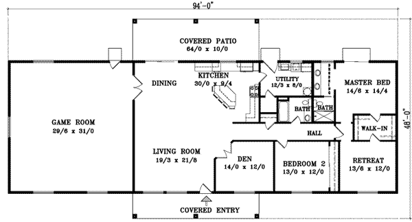 main floor house blueprint