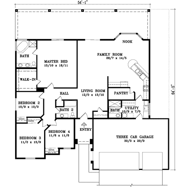 main floor house blueprint