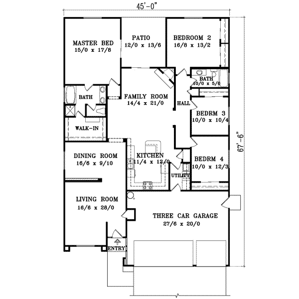 main floor house blueprint