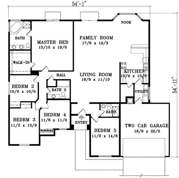 main floor house blueprint