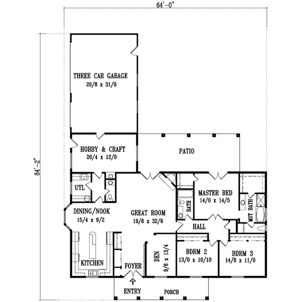 main floor house blueprint