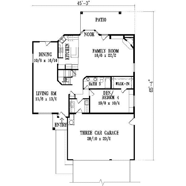 main floor house blueprint