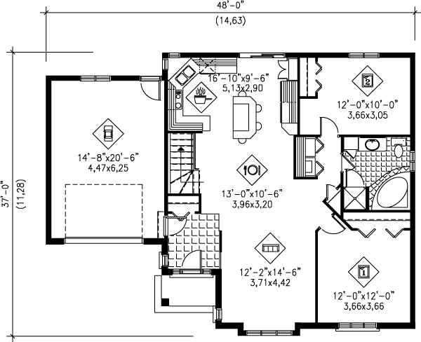 main floor house blueprint