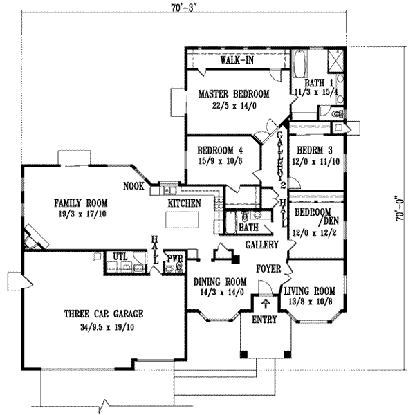 main floor house blueprint