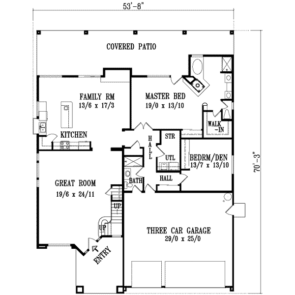 main floor house blueprint