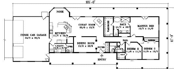 main floor house blueprint