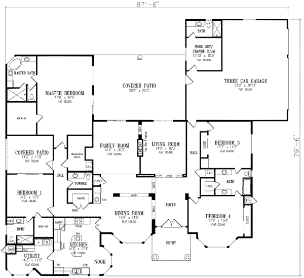 main floor house blueprint