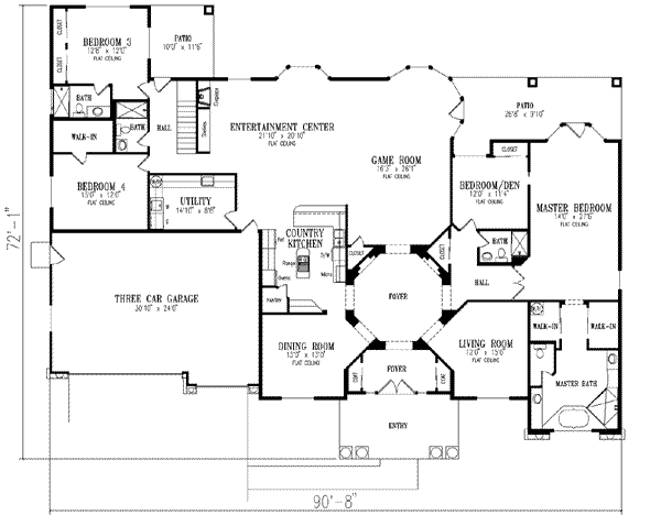 main floor house blueprint