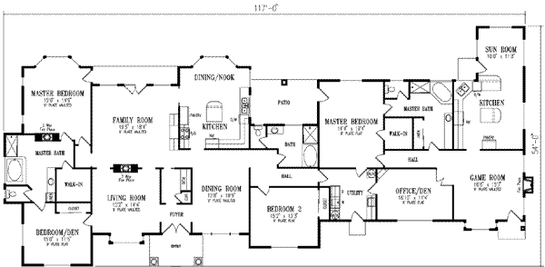 main floor house blueprint