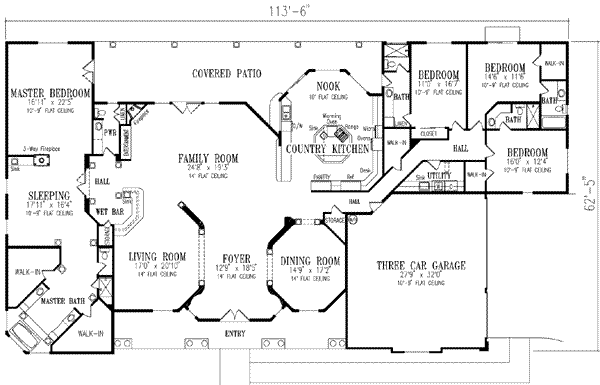 main floor house blueprint