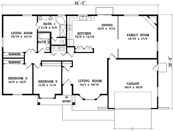 main floor house blueprint