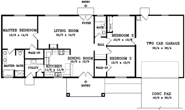 main floor house blueprint