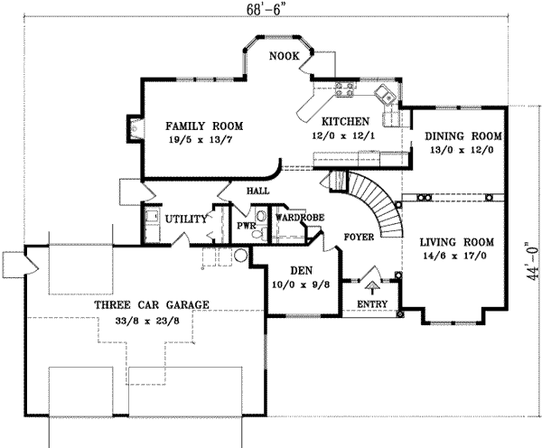 main floor house blueprint