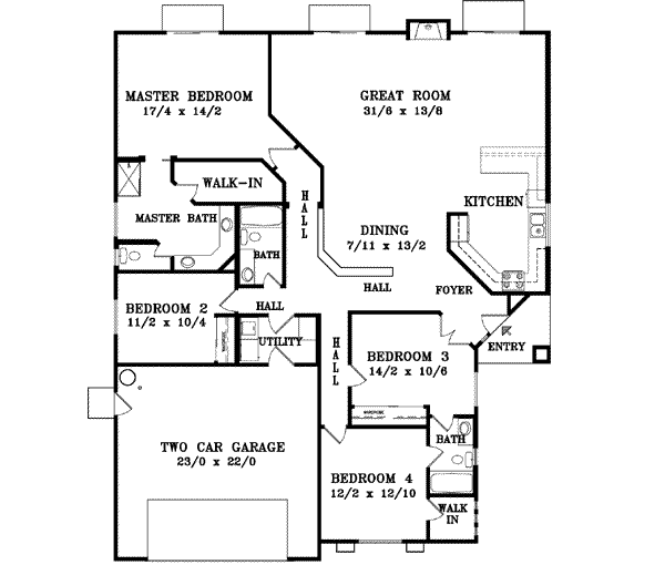 main floor house blueprint