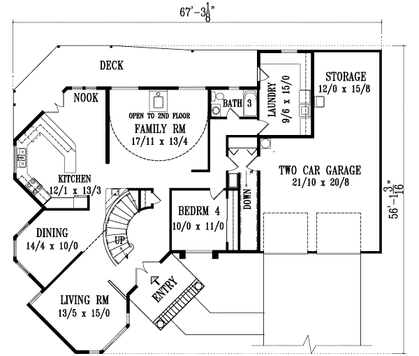 main floor house blueprint