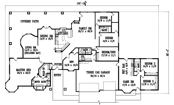 main floor house blueprint
