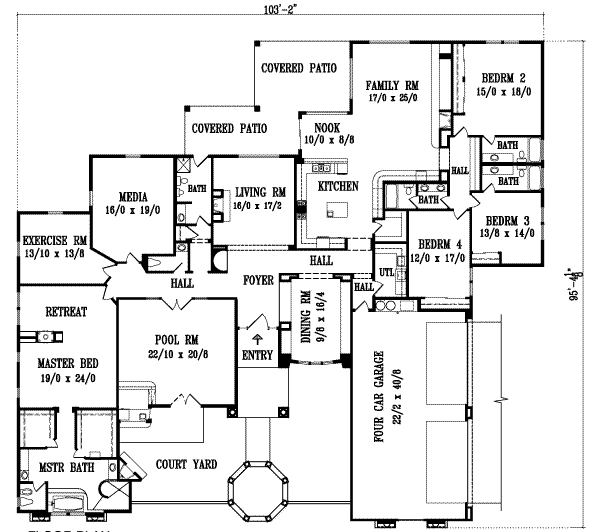main floor house blueprint