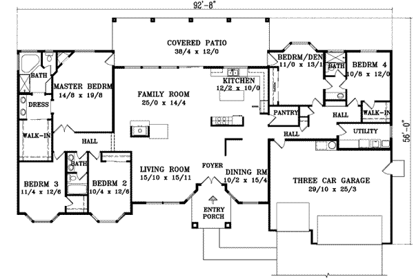 main floor house blueprint