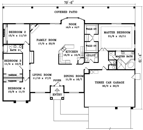 main floor house blueprint