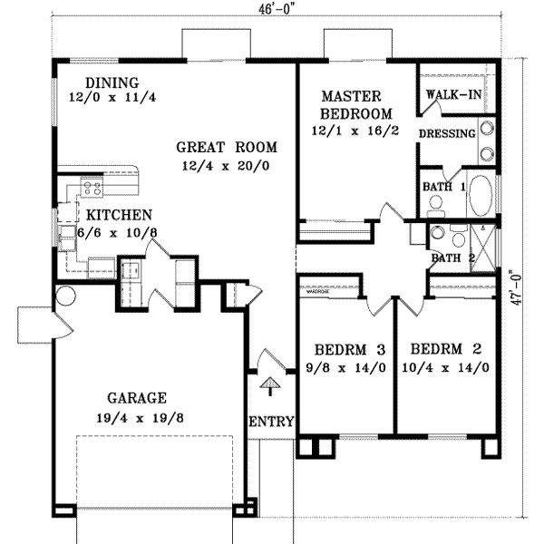 main floor house blueprint